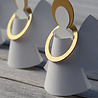 Livingly Livingly Circle angels 2st 10cm hang / staand