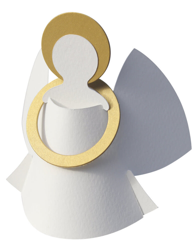 Livingly Livingly Circle angels 2st 10cm hang / staand