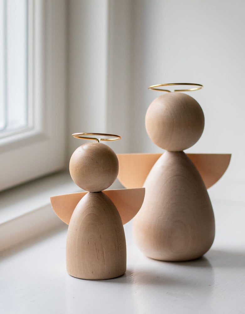 Livingly Livingly Houten engel small 10cm Livingly Livingly Houten engel small 10cm