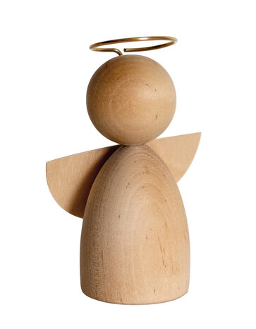 Livingly Livingly Houten engel small 10cm Livingly Livingly Houten engel small 10cm