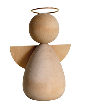 Livingly Livingly Houten engel large 12.5cm Livingly Livingly Houten engel large 12.5cm