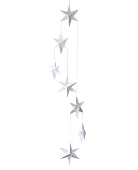 Livingly Livingly Ster mobiel Mini 68cm wit Livingly Livingly Ster mobiel Mini 68cm wit