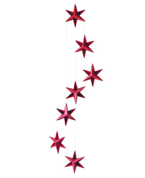 Livingly Livingly Ster mobiel Mini 68cm rood Livingly Livingly Ster mobiel Mini 68cm rood