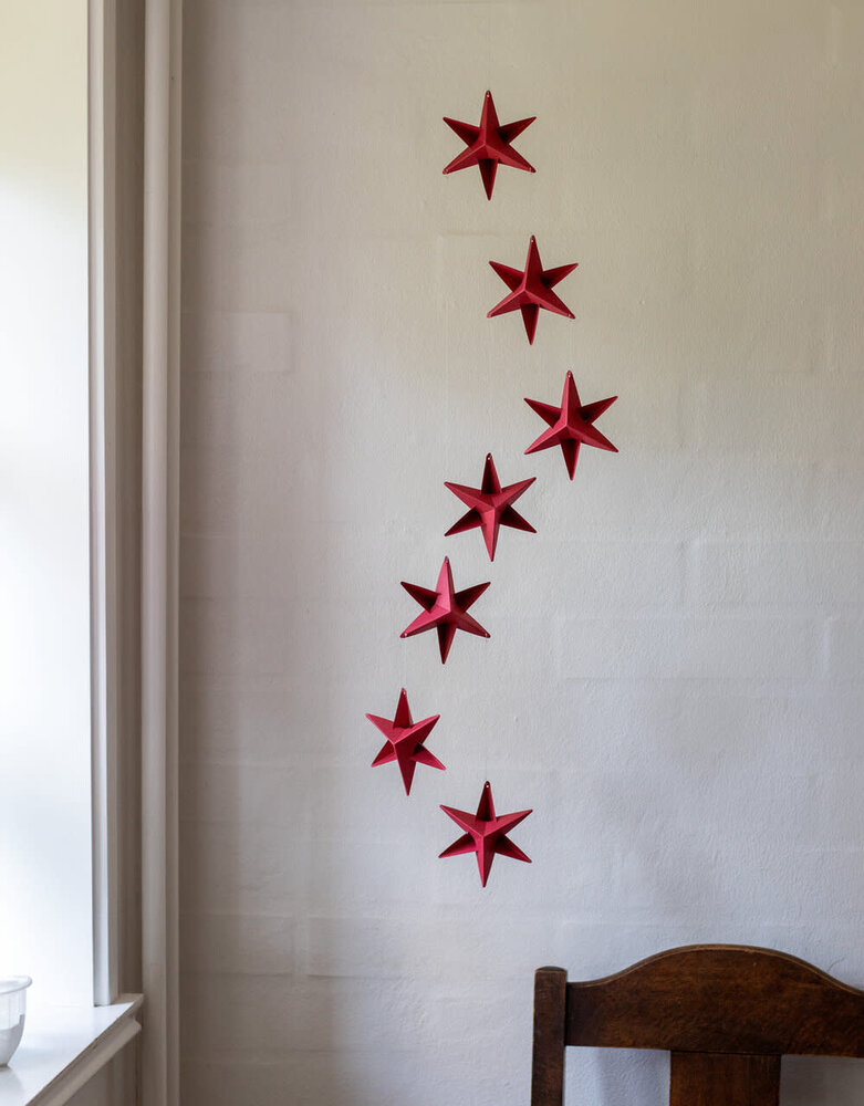 Livingly Livingly Ster mobiel Mini 68cm rood Livingly Livingly Ster mobiel Mini 68cm rood