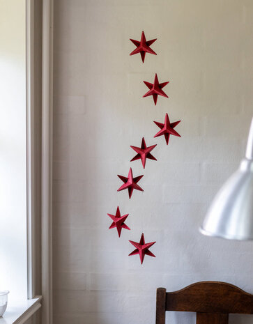 Livingly Livingly Ster mobiel Mini 68cm rood Livingly Livingly Ster mobiel Mini 68cm rood
