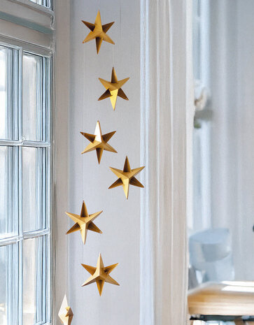 Livingly Livingly Ster mobiel Mini 68cm goud Livingly Livingly Ster mobiel Mini 68cm goud