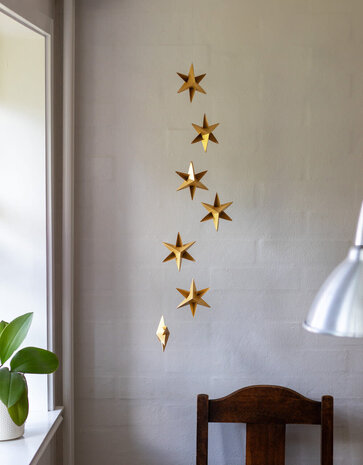 Livingly Livingly Ster mobiel Mini 68cm goud Livingly Livingly Ster mobiel Mini 68cm goud
