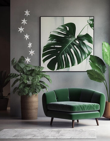 Livingly Livingly Ster mobiel 120cm wit
