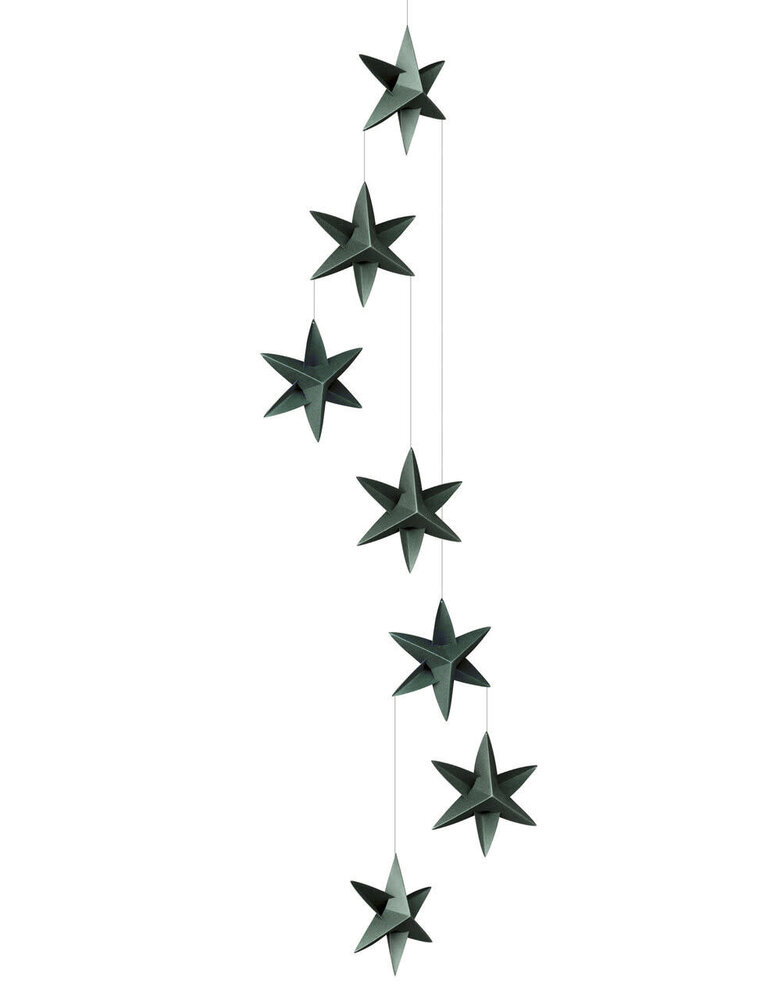 Livingly Livingly Ster mobiel 120cm donkergroen Livingly Livingly Ster mobiel 120cm donkergroen