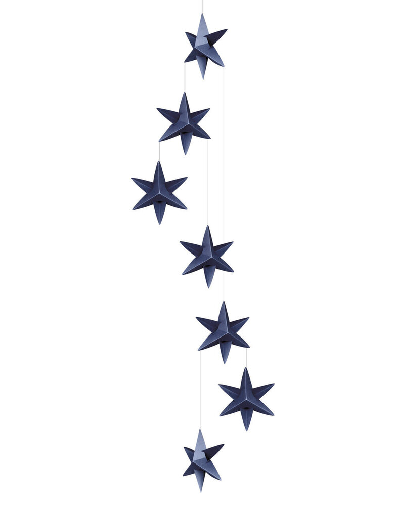 Livingly Livingly Ster mobiel 120cm donkerblauw
