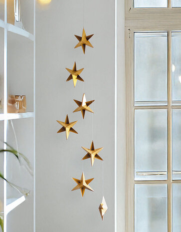 Livingly Livingly Ster mobiel 120cm goud