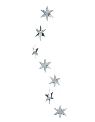 Livingly Livingly Ster mobiel 120cm zilver