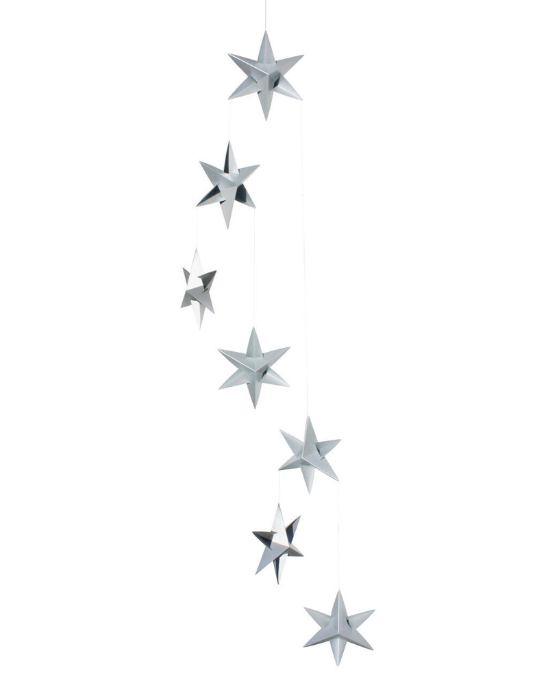 Livingly Livingly Ster mobiel 120cm zilver