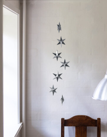 Livingly Livingly Ster mobiel 120cm zilver