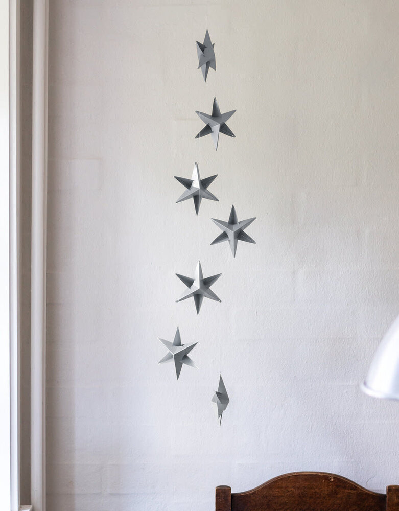 Livingly Livingly Ster mobiel 120cm zilver