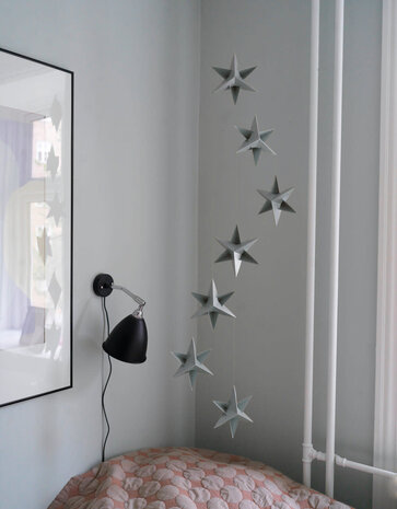 Livingly Livingly Ster mobiel 120cm zilver