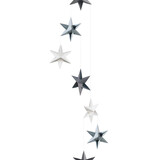 Livingly Livingly Ster mobiel 120cm grijs-zilver-wit