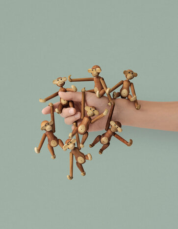 Kay Bojesen Denmark Copy of Kay Bojesen Monkey small H19.5cm teak en limba