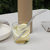 AYA & IDA AYA & IDA RVS Smoothie reusable straws set of 4 pieces with silver brush