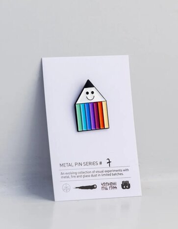 Studio Arhoj Studio Arhoj Metal Pin Series #7 Penny Rainbow