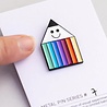Studio Arhoj Studio Arhoj Metal Pin Series #7 Penny Rainbow