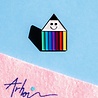 Studio Arhoj Studio Arhoj Metal Pin Series #7 Penny Rainbow