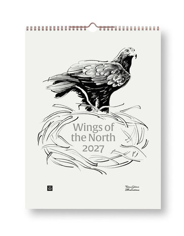 Teemu Järvi Teemu Järvi 2027 month calendar - Wings of the North 30x40cm Teemu Järvi Teemu Järvi 2027 month calendar - Wings of the North 30x40cm