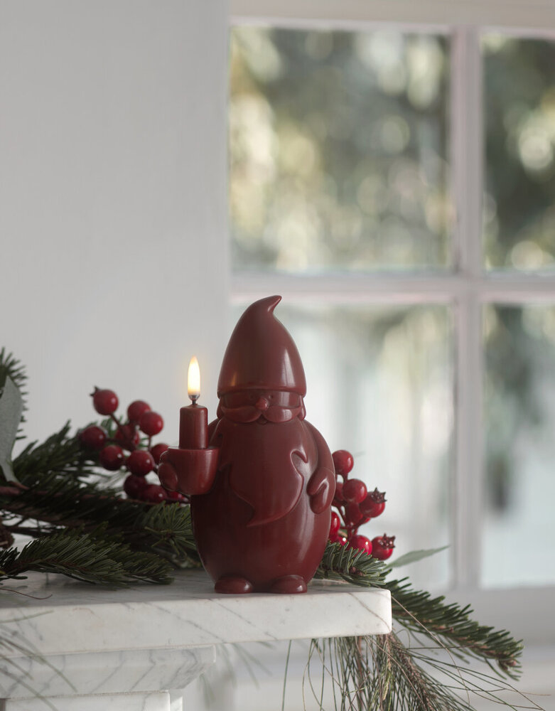 Uyuni Lighting Uyuni Lighting LED Wax Candle Santa Claus H17cm Carmine red Uyuni Lighting Uyuni Lighting LED Wax Candle Santa Claus H17cm Carmine red