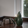 Uyuni Lighting Uyuni Lighting LED Wax Candle Santa Claus H17cm Olive green Uyuni Lighting Uyuni Lighting LED Wax Candle Santa Claus H17cm Olive green