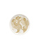 Marimekko Piirto Ketunmarja plate 13.5cm gold-colored Marimekko Piirto Ketunmarja plate 13.5cm gold-colored
