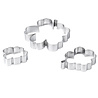 Marimekko Marimekko Unikko cookie cutter stainless steel set of 3 pieces Marimekko Marimekko Unikko cookie cutter stainless steel set of 3 pieces