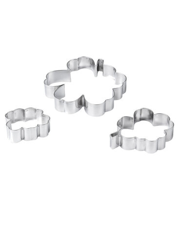 Marimekko Marimekko Unikko cookie cutter stainless steel set of 3 pieces Marimekko Marimekko Unikko cookie cutter stainless steel set of 3 pieces