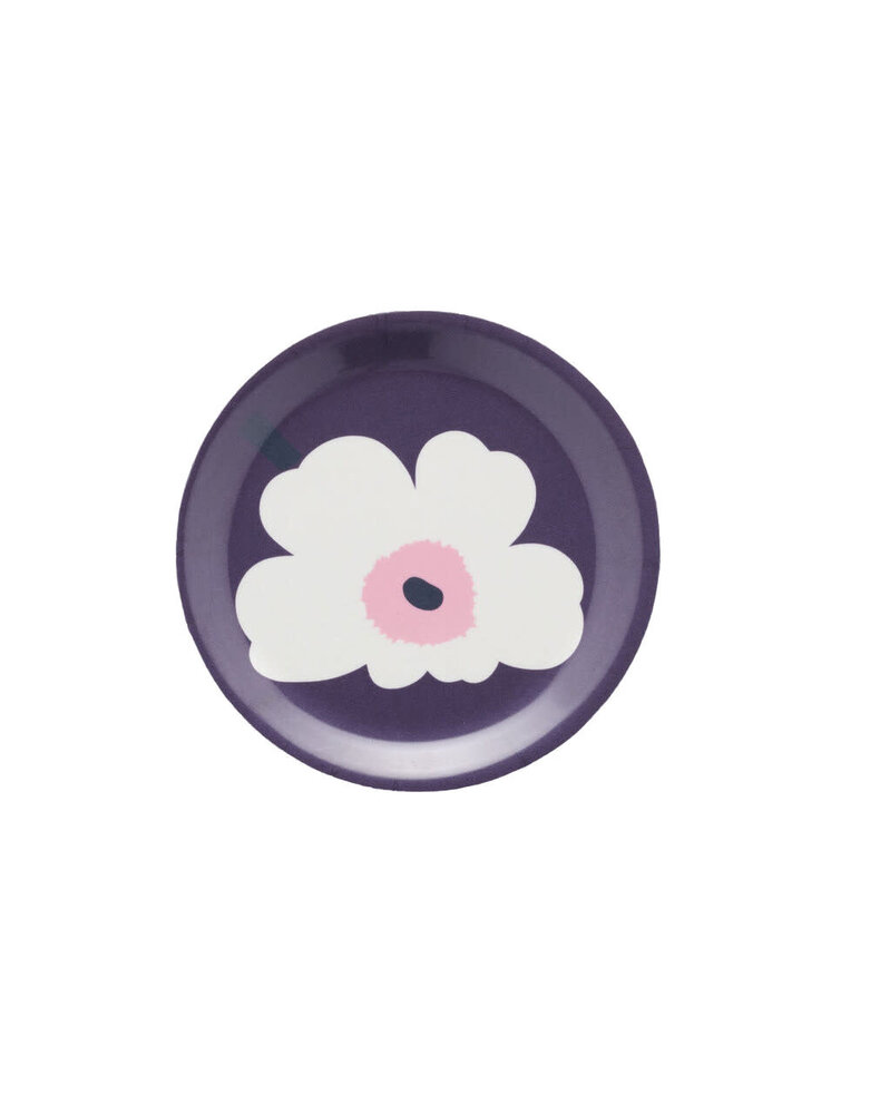 Marimekko Marimekko Unikko coaster plum Marimekko Marimekko Unikko coaster plum