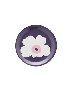 Marimekko Marimekko Unikko coaster plum Marimekko Marimekko Unikko coaster plum