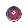 Marimekko Marimekko Unikko coaster cranberry