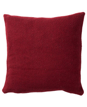 Klippan Klippan Gotland Wollen kussenhoes 45x45cm burgundy Klippan Klippan Gotland Wollen kussenhoes 45x45cm burgundy