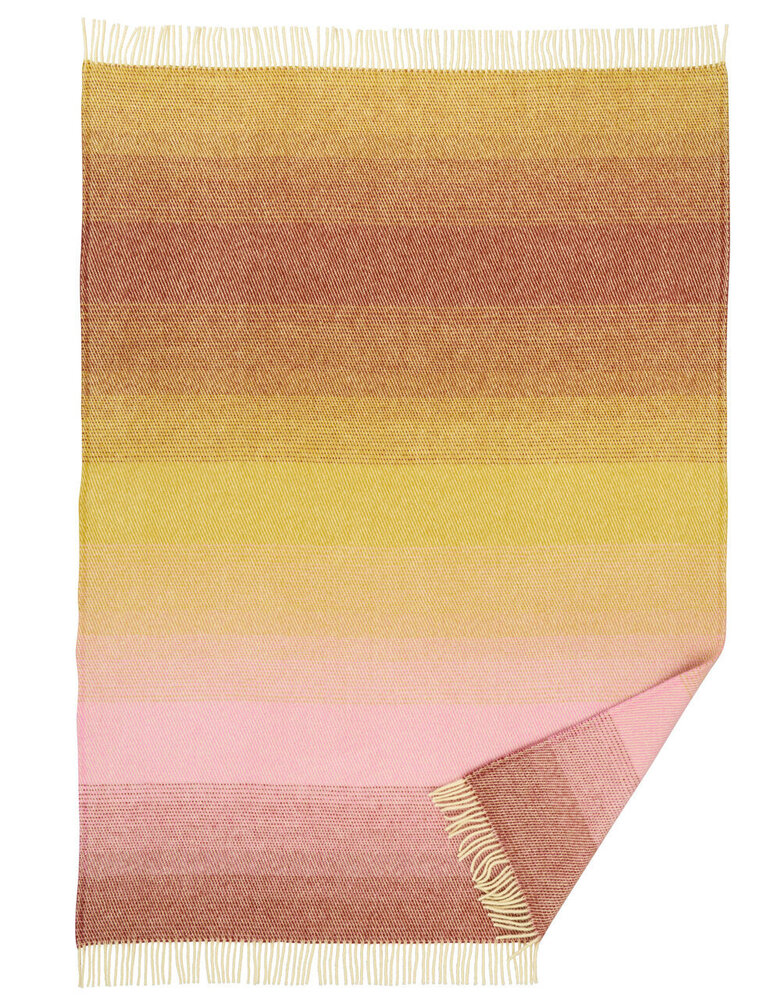 Klippan Klippan Aurora wollen plaid 130x200cm 100% lamswol Dawn Klippan Klippan Aurora wollen plaid 130x200cm 100% lamswol Dawn