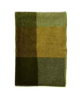 Klippan Klippan Gotland plaid 90x130cm 25% Gotland wool green mix Klippan Klippan Gotland plaid 90x130cm 25% Gotland wool green mix