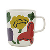 Marimekko Marimekko Kukasta kukkaan beker 2,5dl pruim limited edition Marimekko Marimekko Kukasta kukkaan beker 2,5dl pruim limited edition
