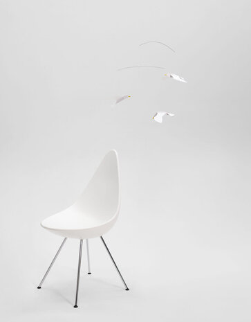 Flensted Mobiles Flensted Mobiles Soaring Seagulls 86x52cm mobiel Flensted Mobiles Flensted Mobiles Soaring Seagulls 86x52cm mobiel