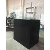 Aquarium blanc optique Ila + meubles Alu