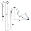 Glas uitrstroom 'Lily pipe' glas set