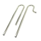 Set de tuyau lys en acier en acier inoxydable