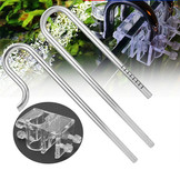 Set de tuyau lys en acier en acier inoxydable