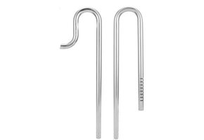 Lily Pipe set RVS staal