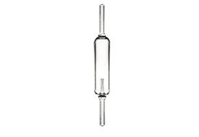 CO2 bubble counter glass elongated