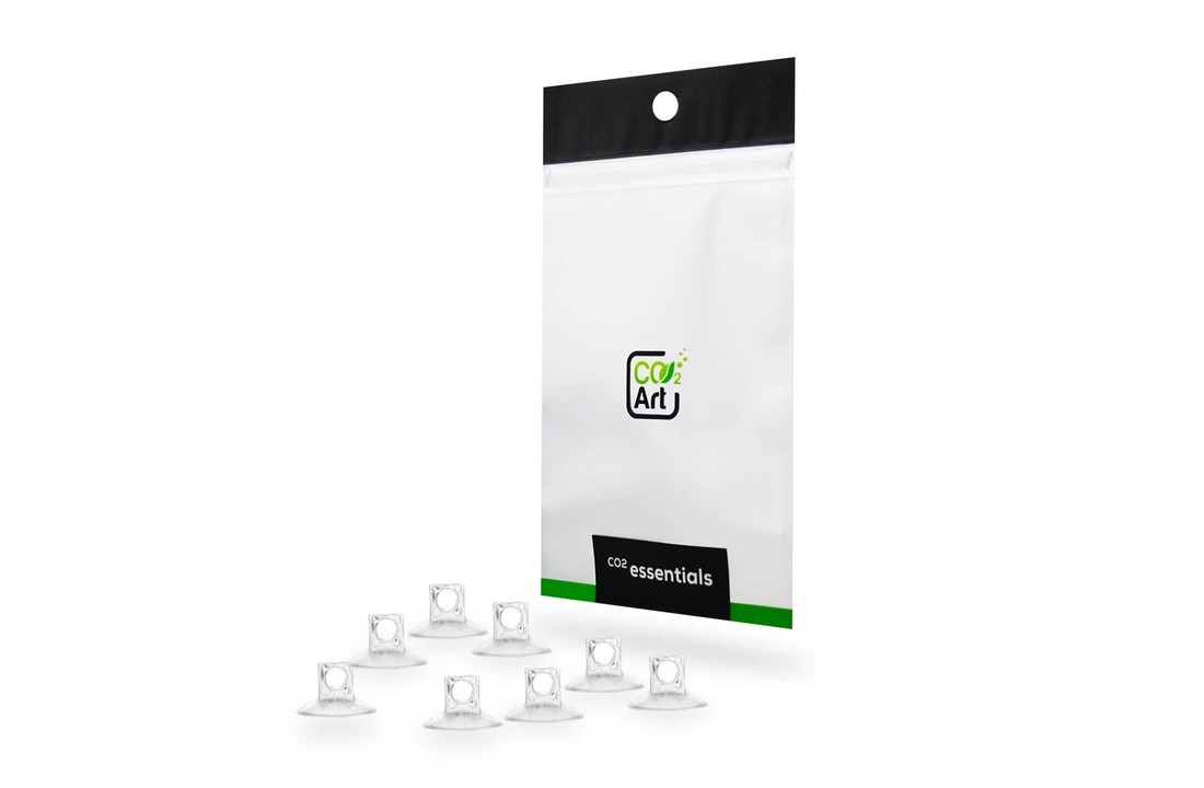 8x hoge kwaliteit zuignappen voor CO2 slang 6/4mm