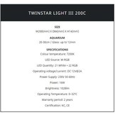 Twinstar verlichting New C-line III + gratis dimmer