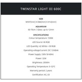 Twinstar verlichting New C-line III + gratis dimmer