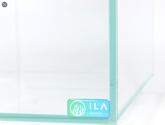 ILA Optic White aquarium Optic White glass L30 cm x B 30 cm x H 35 cm